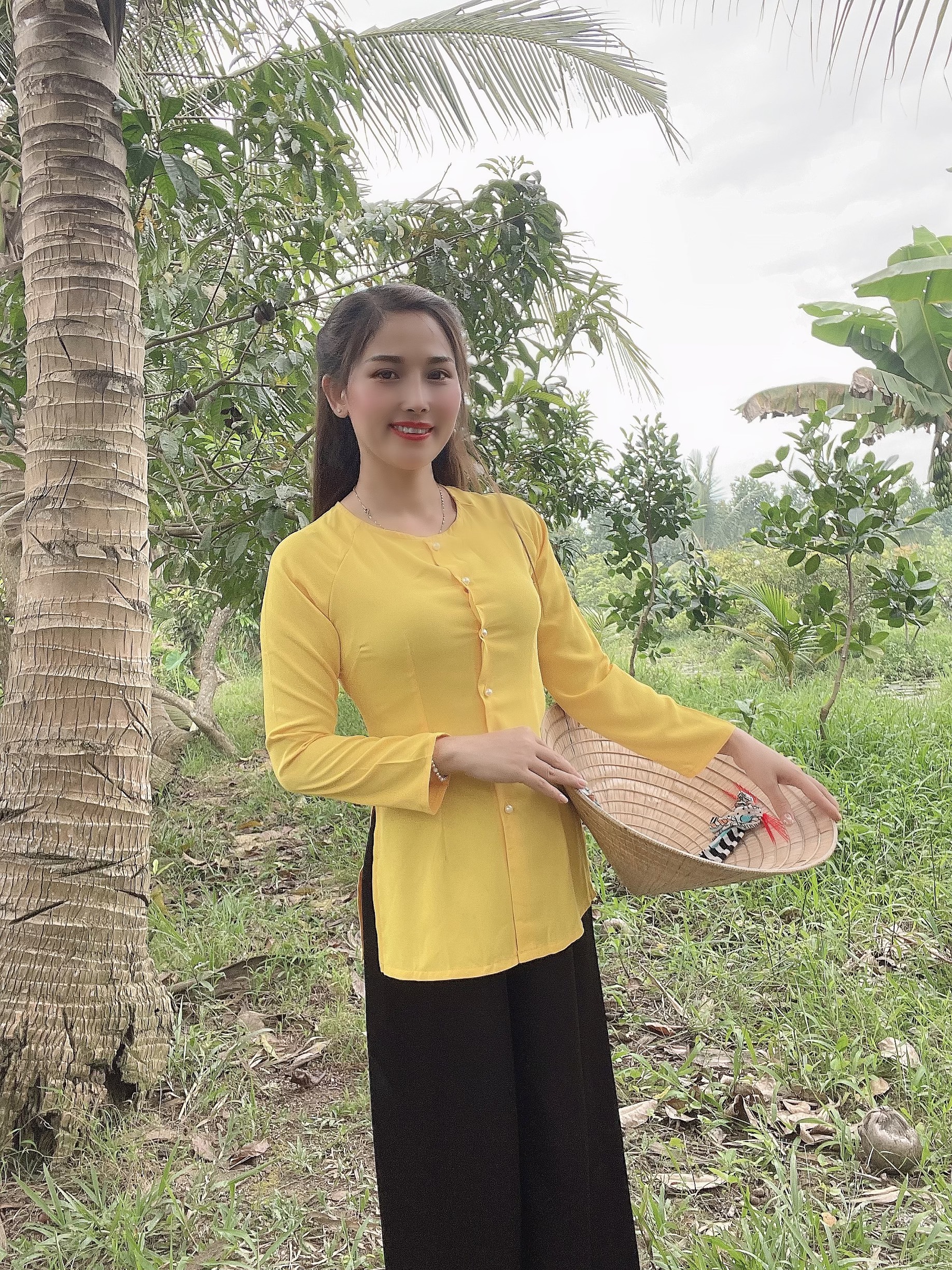 ÁO BÀ BA VẢI LỤA TRƠN