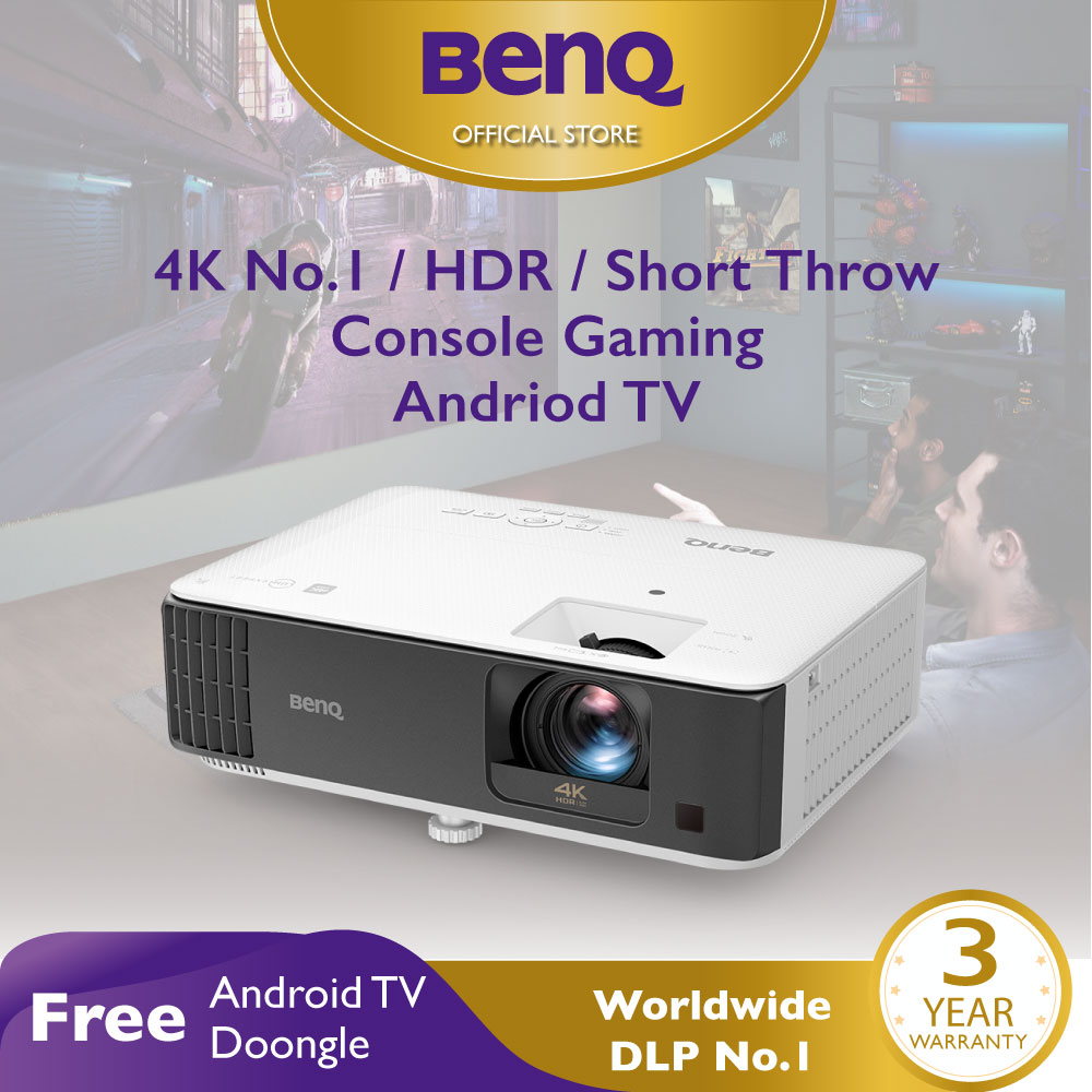 BenQ TK700STi 4K UHD High Brightness 3000lm Low Input Lag 16ms HDR