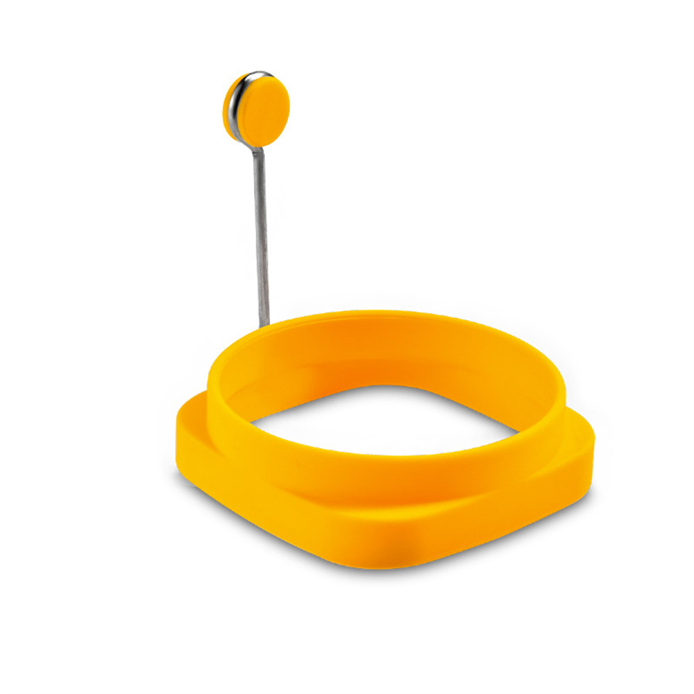Hourser Silicone DIY Fried Eggs mold with Handle Egg Pancake Shaper Omelette Mold Eggs Cooking Tools Kitchen Accessories