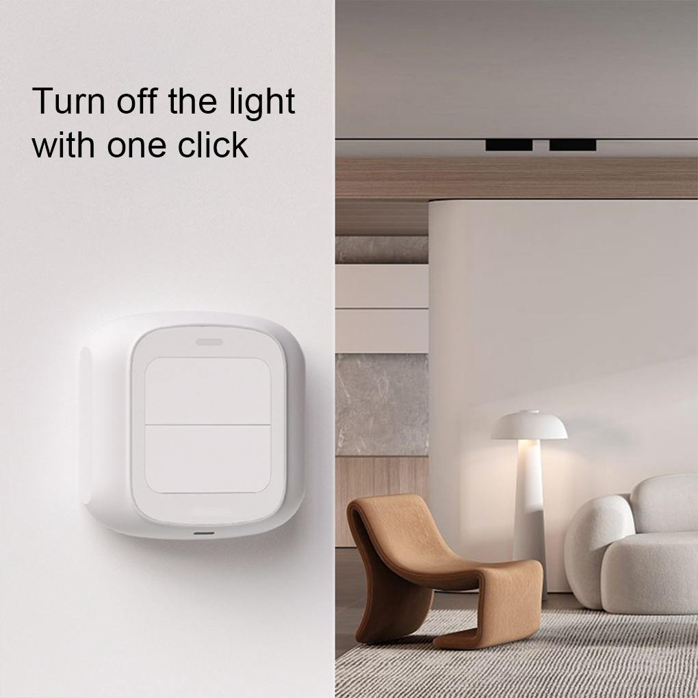 1/2/3 Tuya Zigbee Smart Switch Wireless Control At Fingertips Pro Controller Easy Operation Switch Push Button Wireless Switch