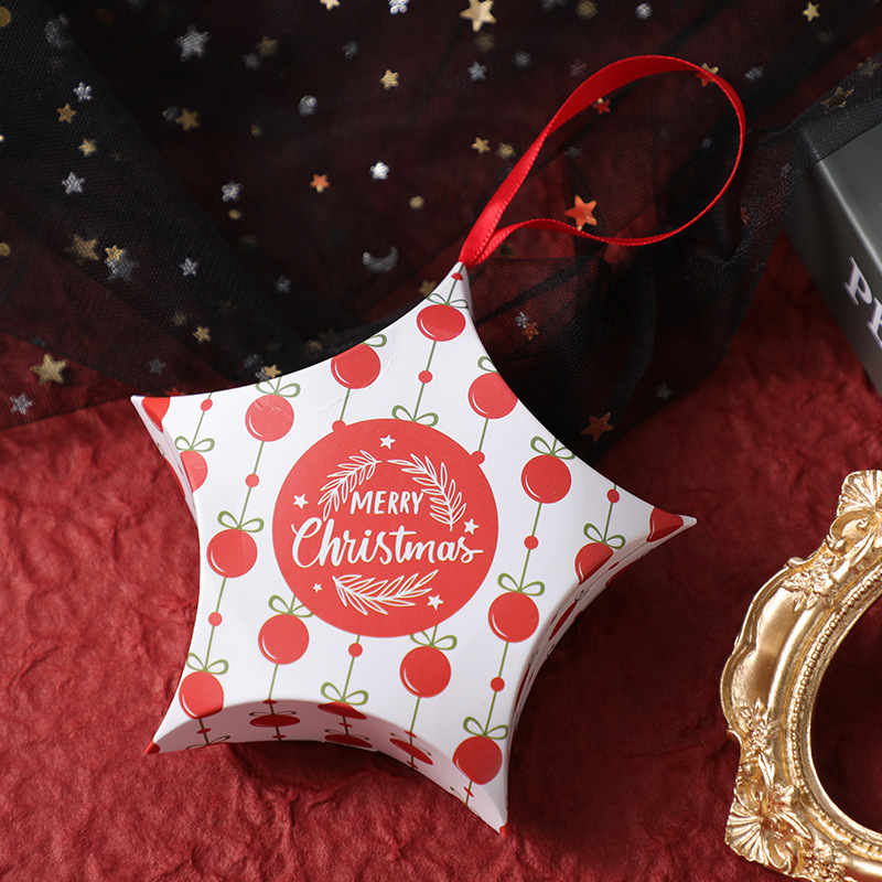 Christmas Eve Box Candy Packaging Box Gift Box Star Box Christmas Gift Box Customizable Christmas Gift Box