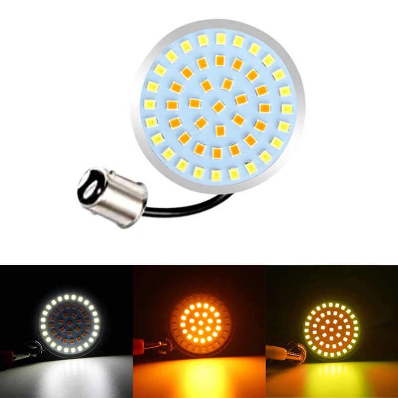 1157 Light Bulb Motorcycle Turn Signal Indicator Light 3030 LED Chip Lamp For Harley Motorcycles