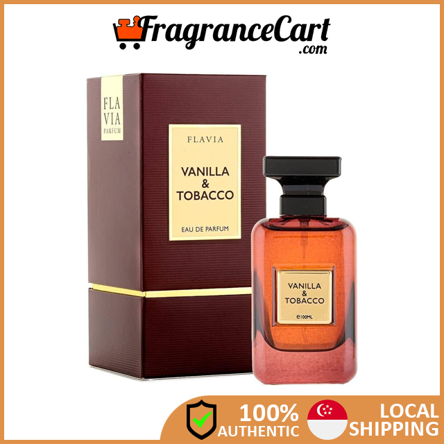 Flavia Vanilla & Tobacco EDP for Unisex (100ml) [Brand New 100% Authentic  Perfume FragranceCart] Eau de Parfum Women Men Brown