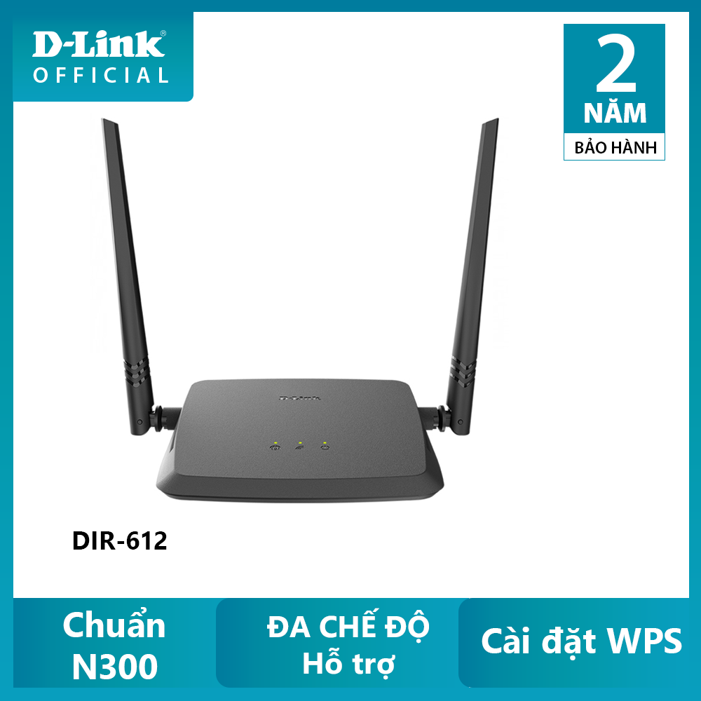 D-LINK DIR-612  Bộ phát Wi-fi chuẩn N300