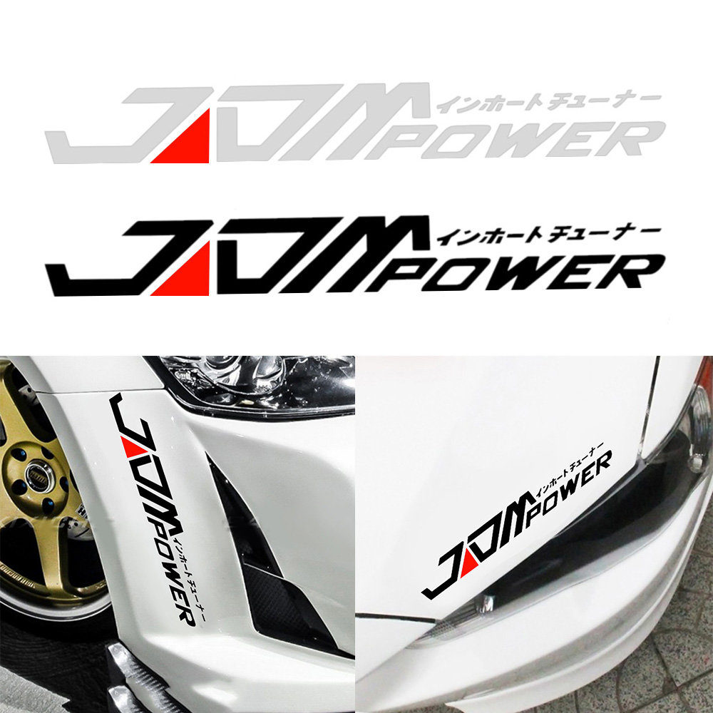 Sticker Car Power 【Exclusive Offer】JDM Power Car Sticker Reflective Waterproof Decal ...