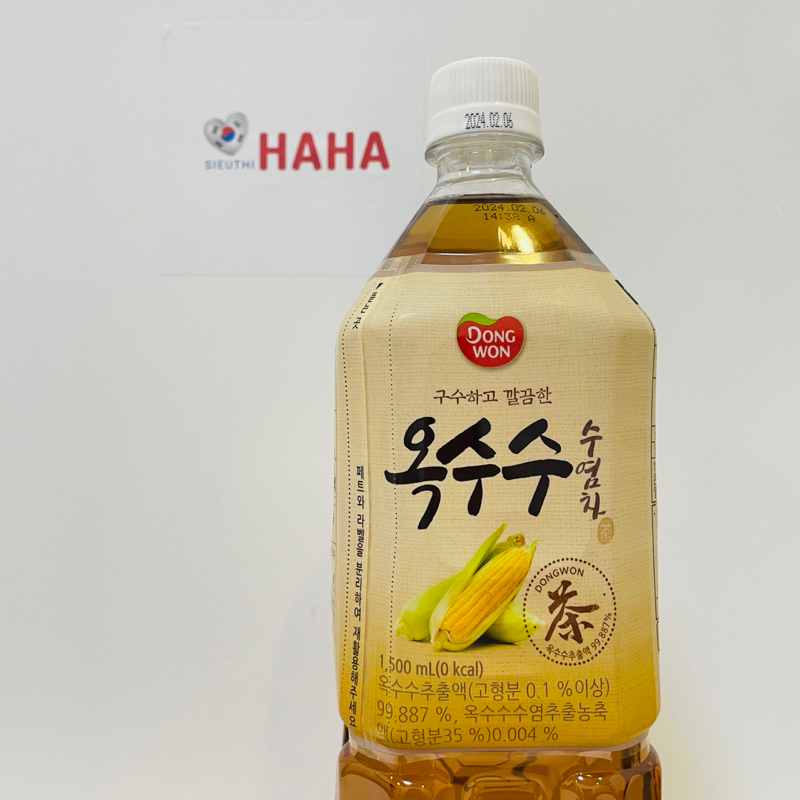 Trà râu ngô hàn quốc 1.5l Dongwon Corn silk Tea