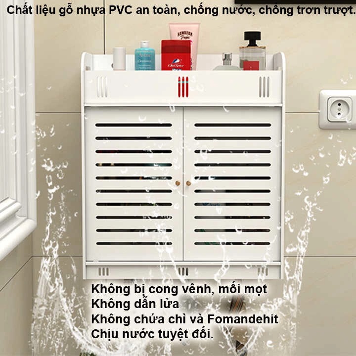 [HCM]Tủ treo nhà tắm 3 tầng NK05