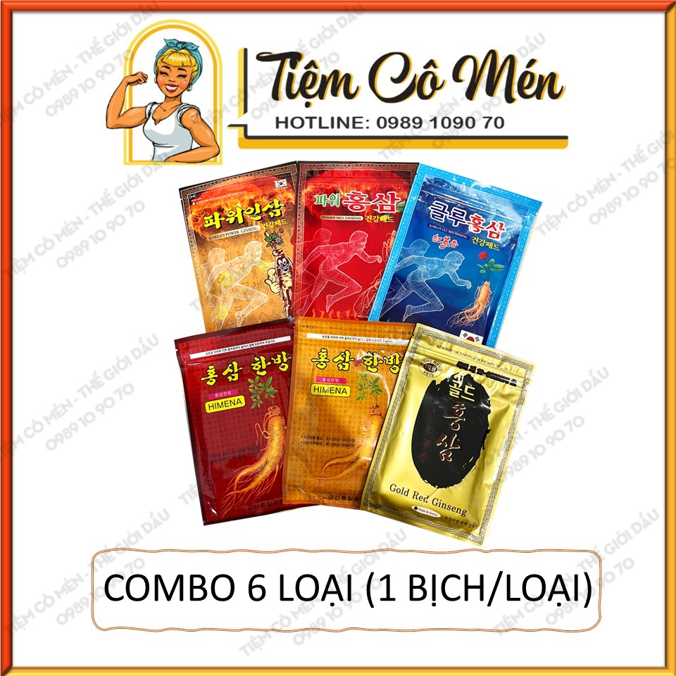 Cao Dán Hồng Sâm Hàn Quốc - Túi 20 miếng