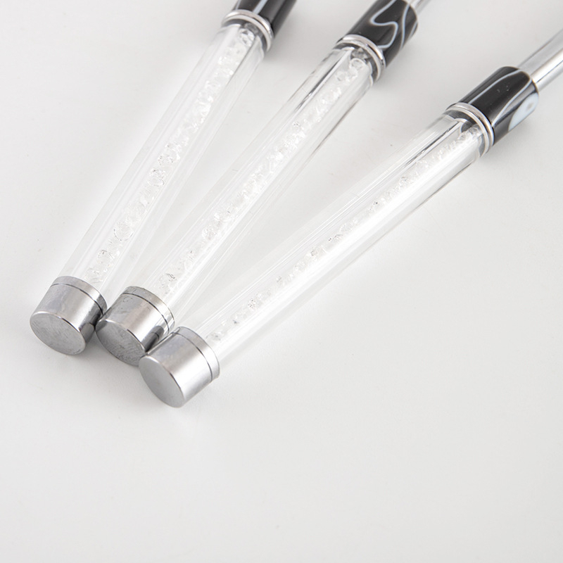 Cọ nét cán đá cao cấp 3 sizes (7mm; 9mm; 11mm) - Cọ vẽ nail chuyên dụng (lẻ chiếc)