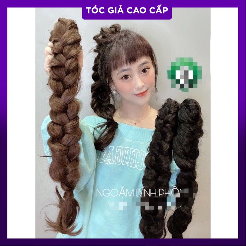 Tóc Giả Ngoặm Bính Phồng Độc Quyền