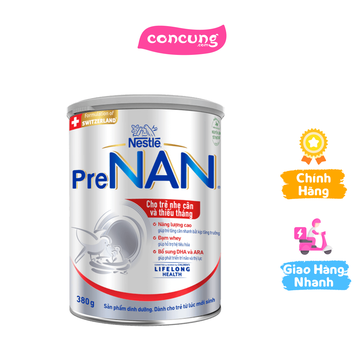 Sản phẩm dinh dưỡng nestle prenan 380g
