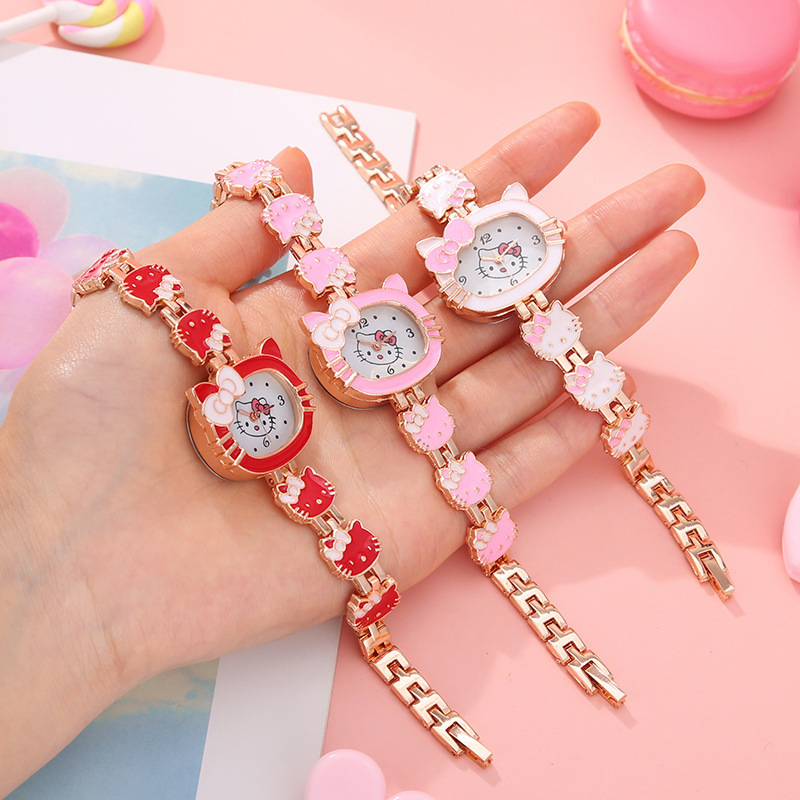 Student Electronic Watch Cute Cartoon Anime Watch Cuteness Princess Style Daily Commute Kawaii Watch Girlfriend Present Toys.