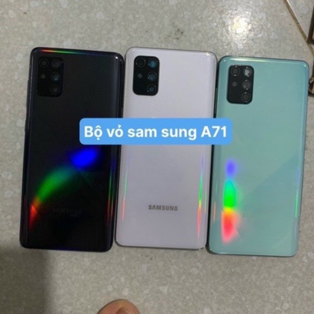 bộ vỏ zin hãng sam sung a71 full đồ kèm(kính camera,phím bấm,lưng sườn)