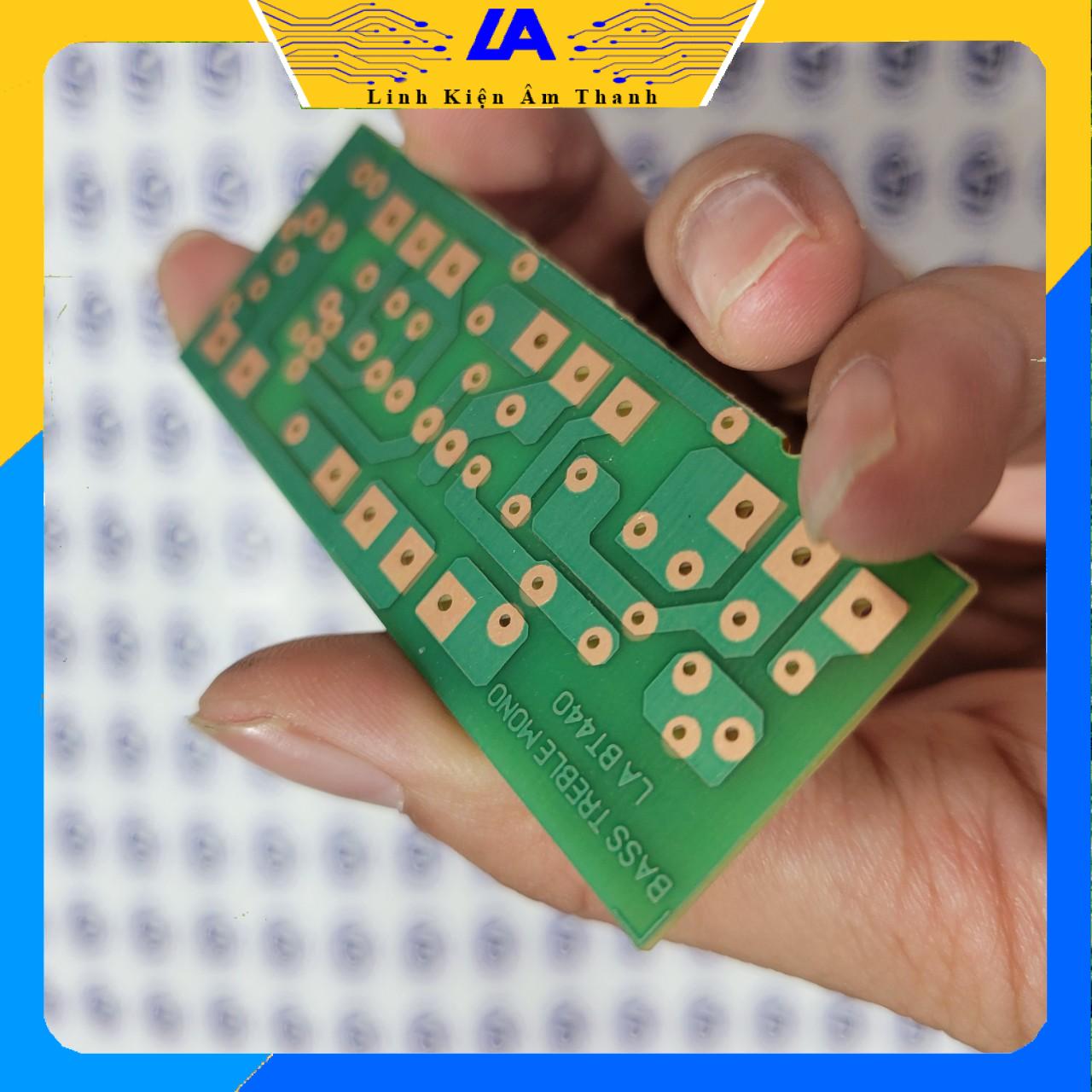 Mạch in bass treble la 4440 1 kênh 12v