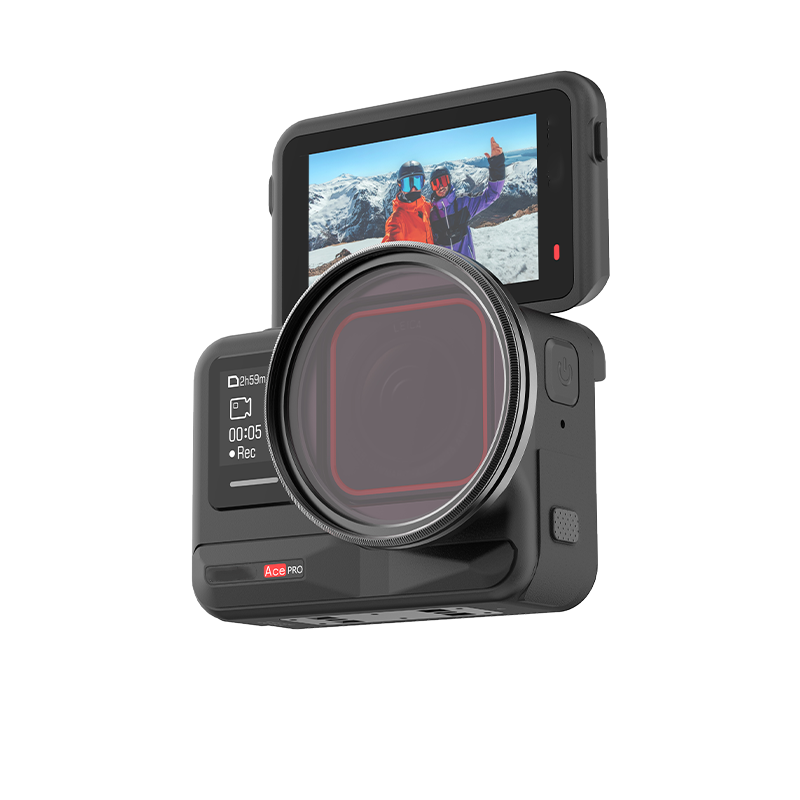 Khung kẹp Kính lọc khung bảo vệ kim loại cho insta360 Ace Pro