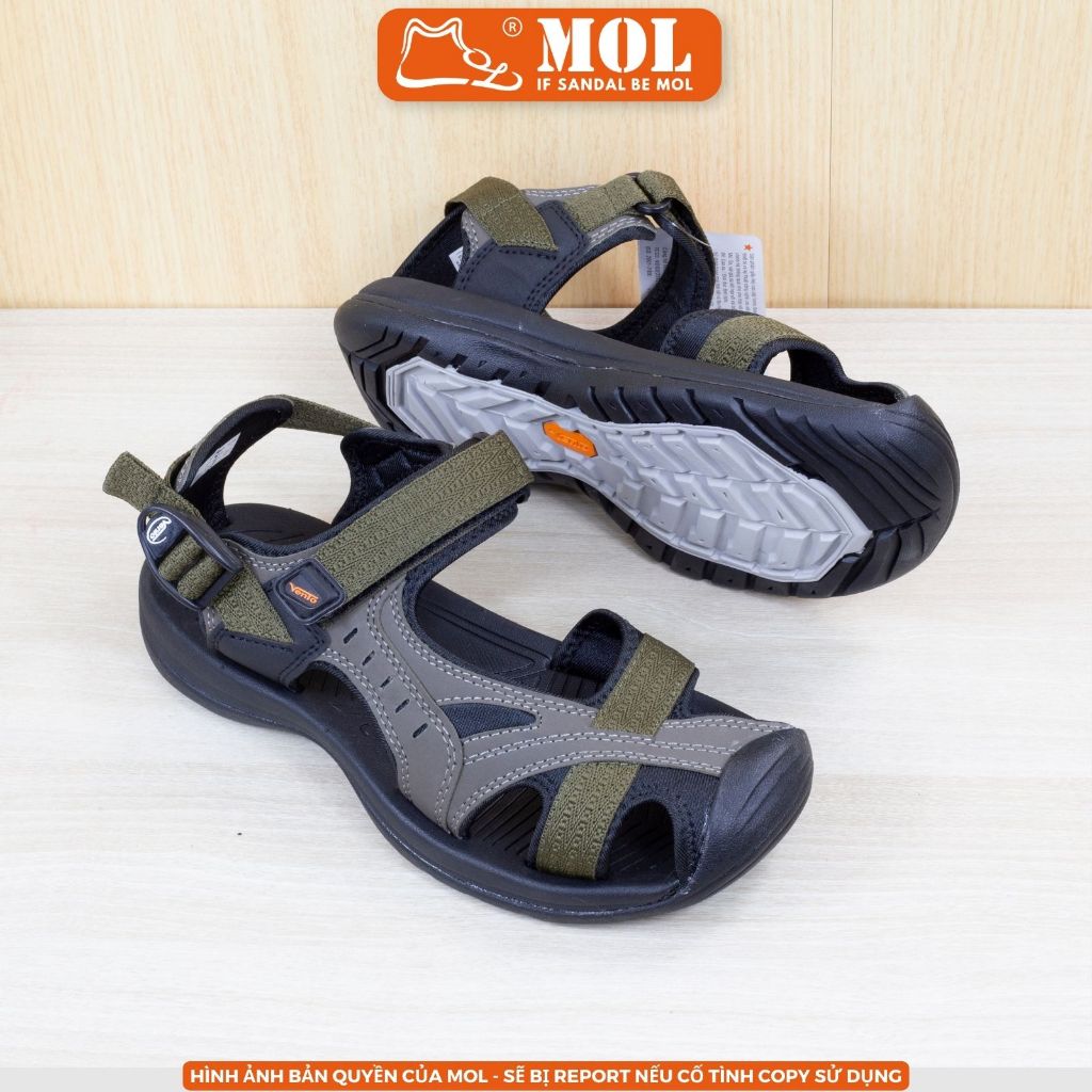 Giày sandal Vento nam bít mũi SD7612 có big size