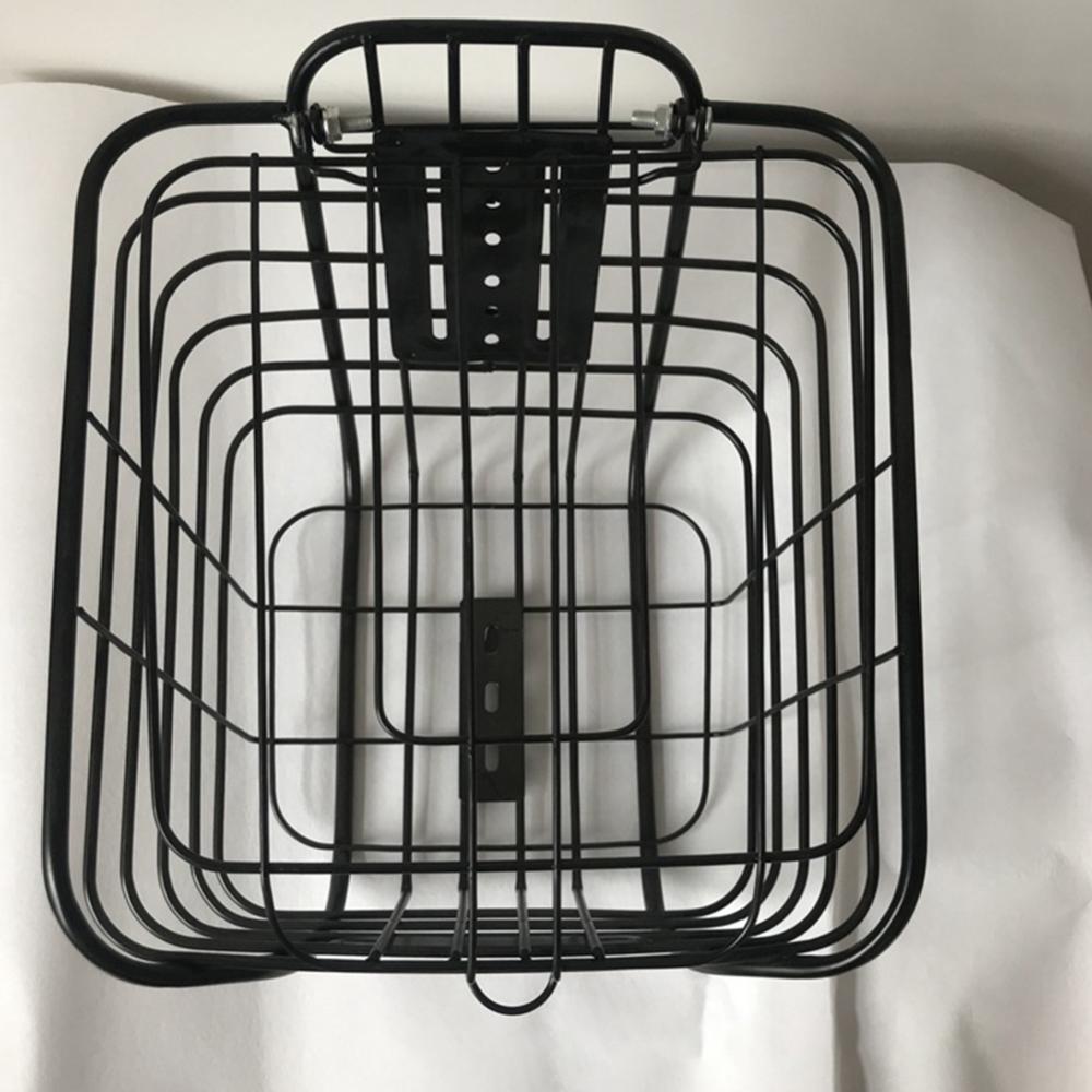 Cycling Front Basket Large-capacity Front Storage Basket with Cover Easy Installation Accessories for Bike Electric Scooter