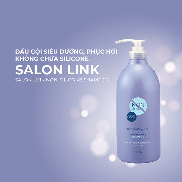 Dầu gội - xả nhật không chứa silicone salon link dùng cho tóc khô hư tổn, uốn, nhuộm