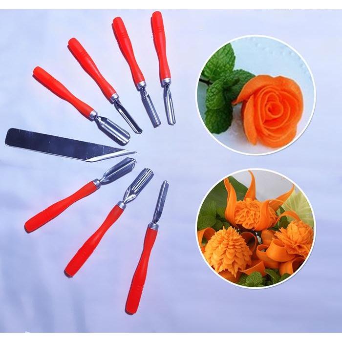 Bộ Tỉa Rau Củ Nghệ Thuật 8 Món