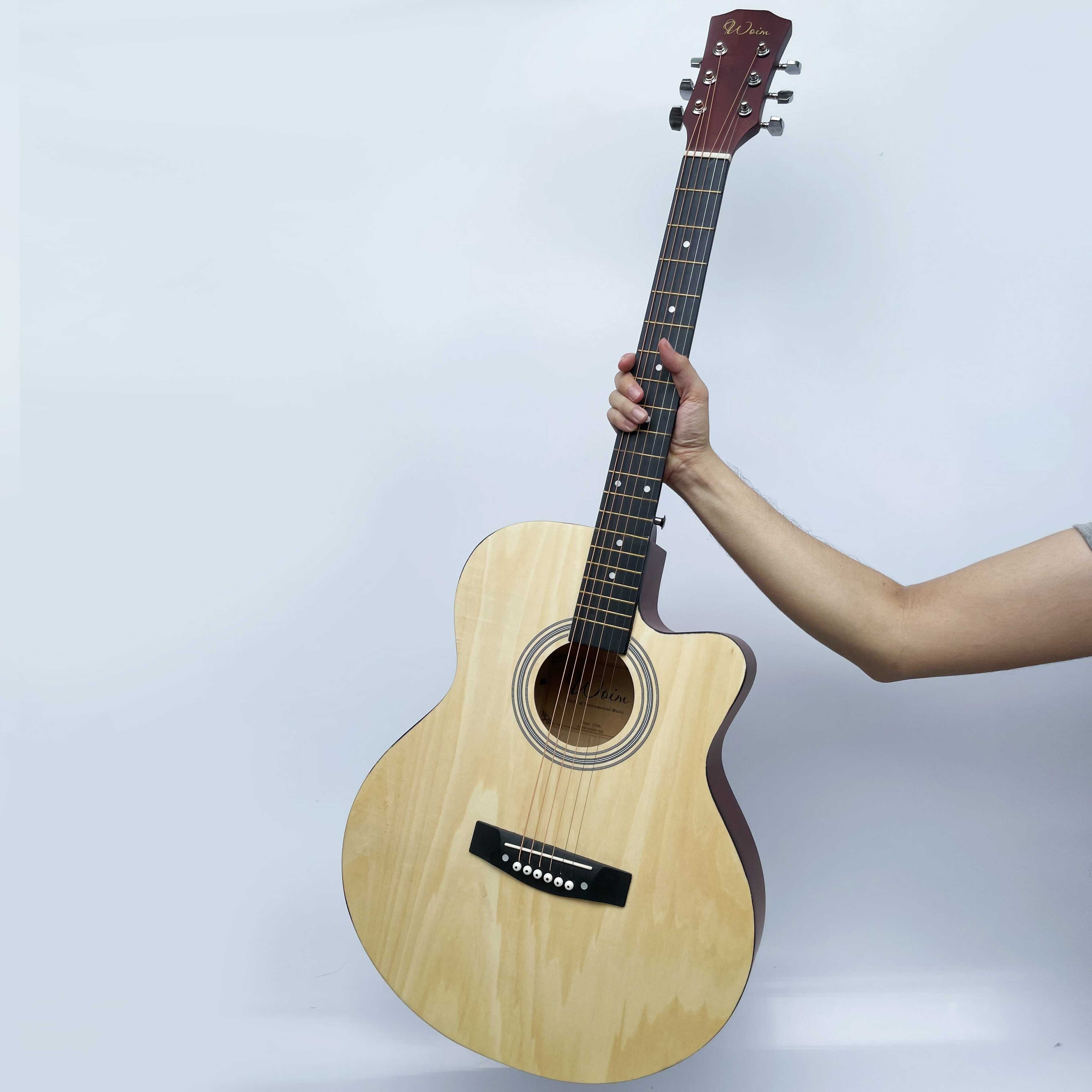 Đàn Guitar Gỗ Acoustic Dáng Khuyết Giá Rẻ