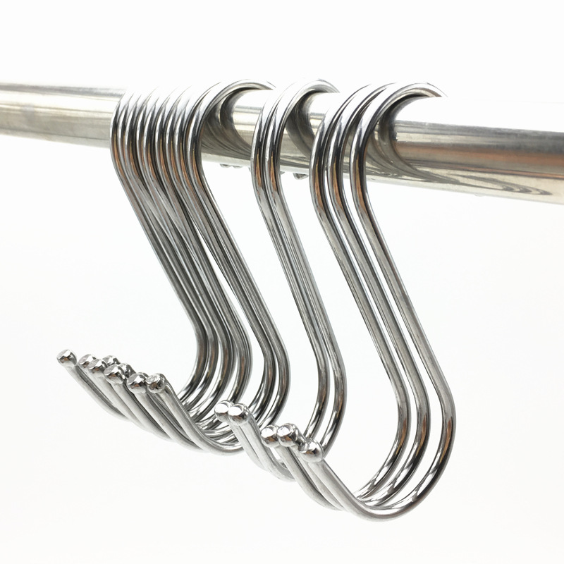 Sỉ 10 móc treo inox đa năng hình chữ s
