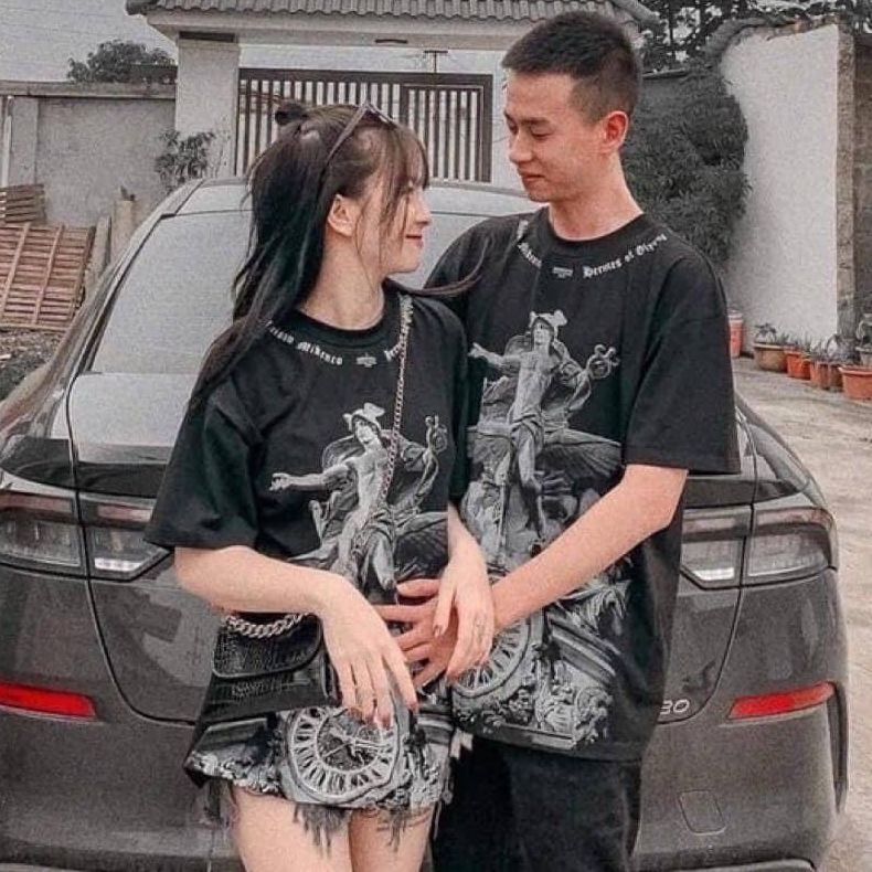 [SIÊU PHẨM ] Áo Miken Chữ Vòng Cổ Siêu Hot A90