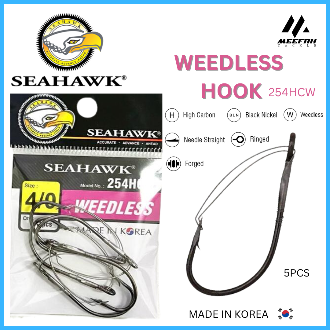 SEAHAWK WEEDLESS HOOK 254HCW - Fishing Hook Mata Kail Pancing