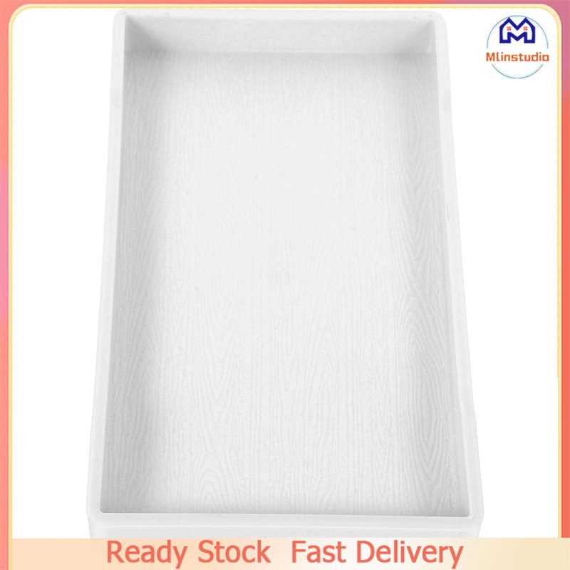 Mlinstudio Rectangle Bathroom Countertop Tray Dressing Table Melamine Jewelry Holder Towel Storage