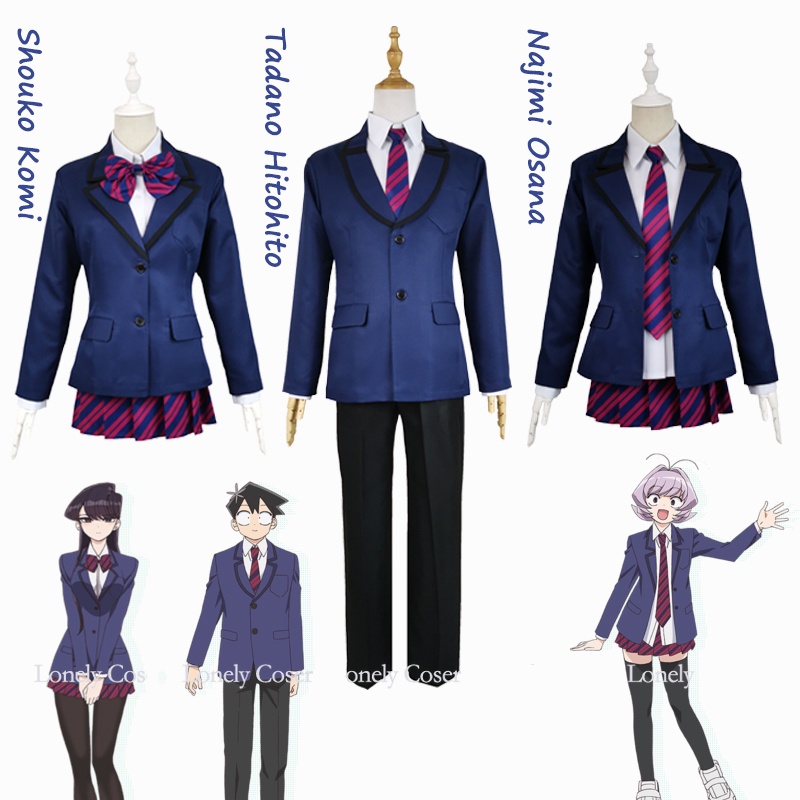 osana najimi and school uniforms : r/Komi_san