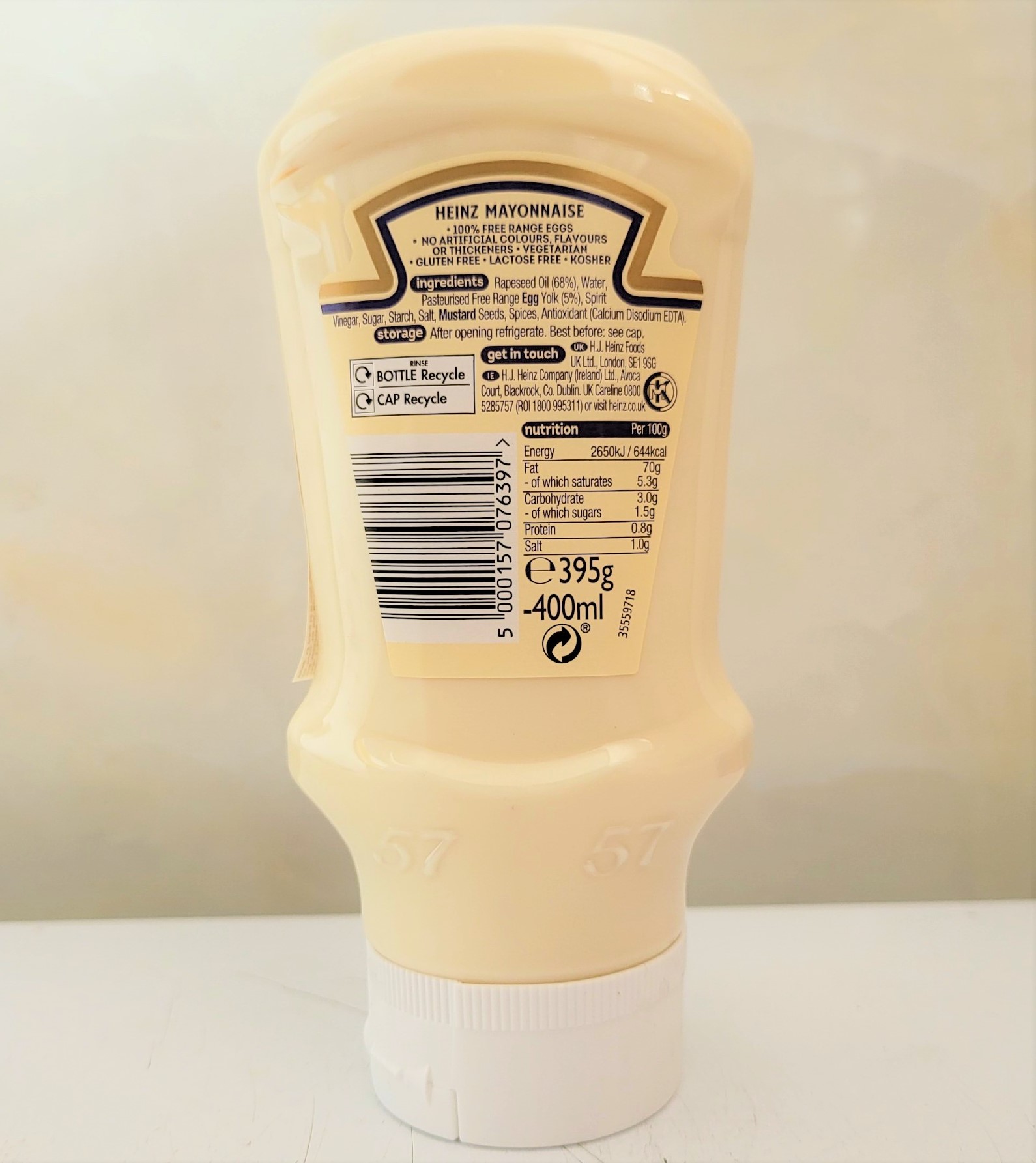 [Chai 400ml] XỐT MAYONNAISE [Poland] HEINZ [Seriously] Good Mayonnaise (dmi-hk)