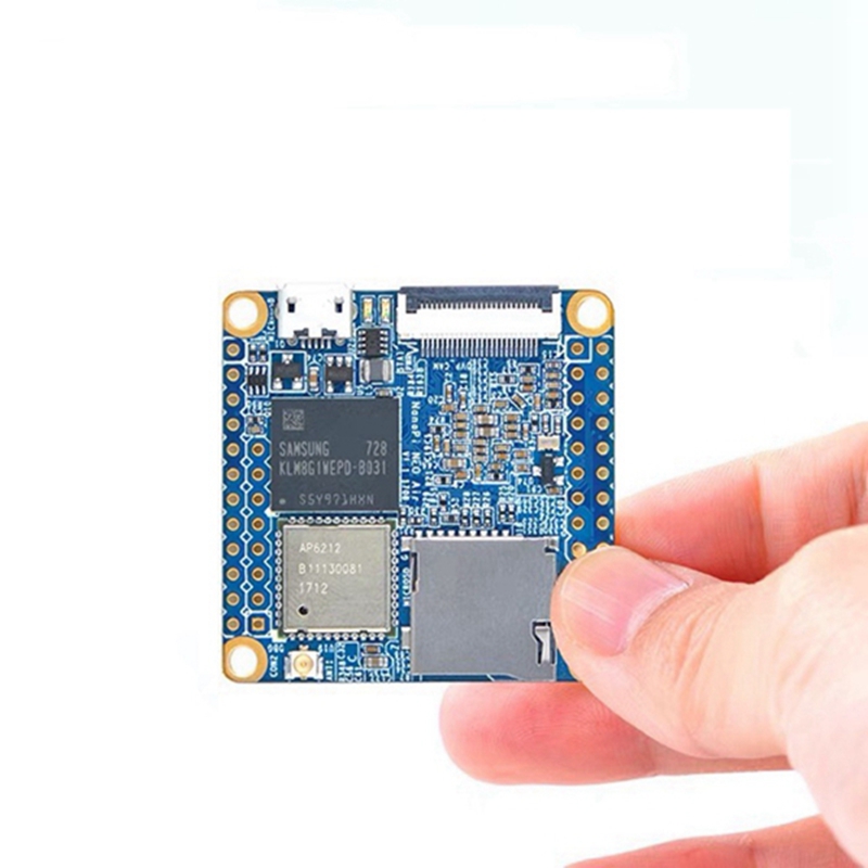 1 Set Development Board for Nanopi NEOAir Development Board IoT Development Board 512Mb RAM Wifi & Bluetooth 8Gb Emmc Allwinner H3 -Core -A7 Ubuntucore