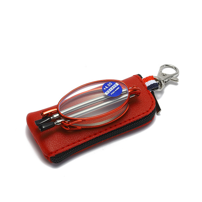 AntiBlue Foldable Reading Glasses with Zipper Bag Reading Glasses for