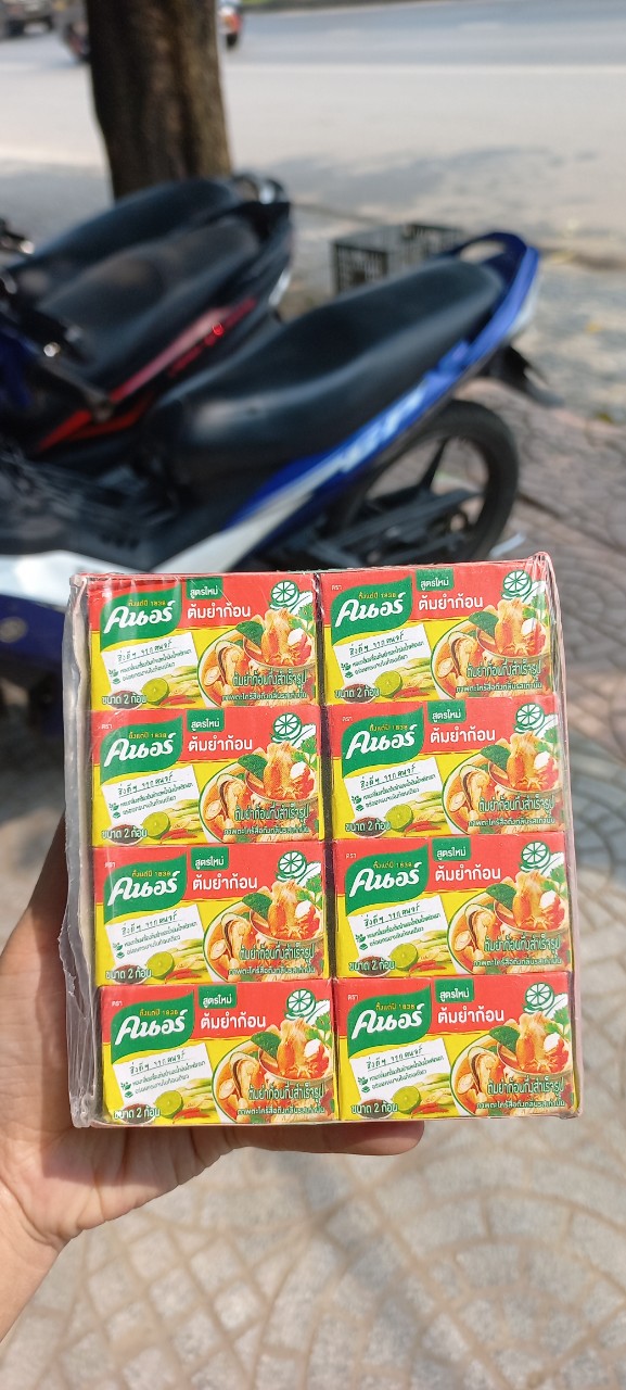 Hạt nêm knoo vị gà, heo Thái Lan dạng nén