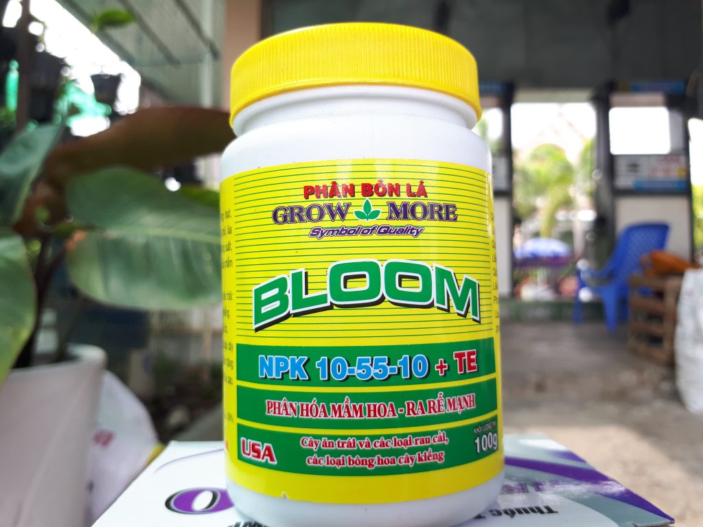 Phân Bón Lá Growmore 10-55-10+Te (Grow More 100g) - Phân NPK Siêu Lân Bloom