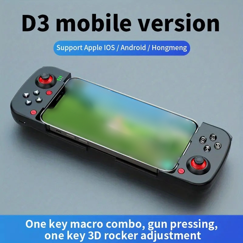 【Fast and Free Delivery】 Gamepad Telescopic For IOS Android PUBG Switch PS4 Stretch 5.0 Phone Direct MFI Game Controller Joystick.