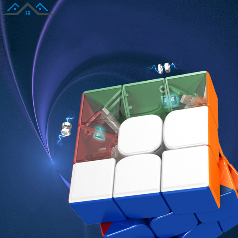3x3 Moyu RS3M Magnetic Speed Cube Stickerless Magic Cube Puzzle Toy