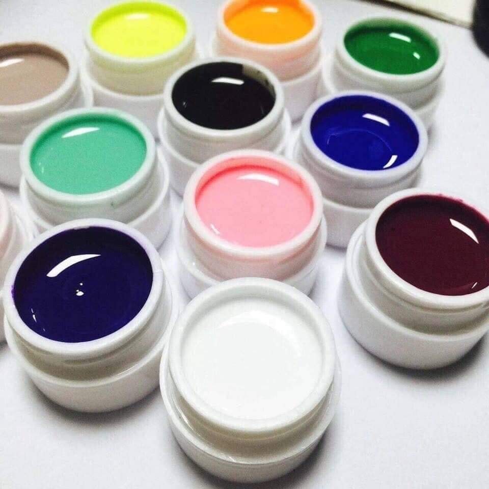 [TRỢ GIÁ LAZADA] Set gel vẽ Miss chula  chính hãng - gel vẽ nổi  12 màu chuyên dụng làm nail