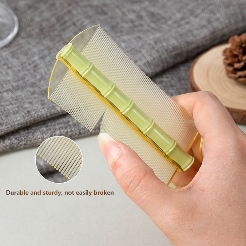 Plastic%20Lice%20Comb%20Double-sided%20Super%20Dense%20Teeth%20Remove%20Dandruff%20Scalp%20Cleansing%20Scalp%20Massage%20Comb%20Flea%20Removal%20Hair%20Tools%20GENGLI%20-%20Image%204