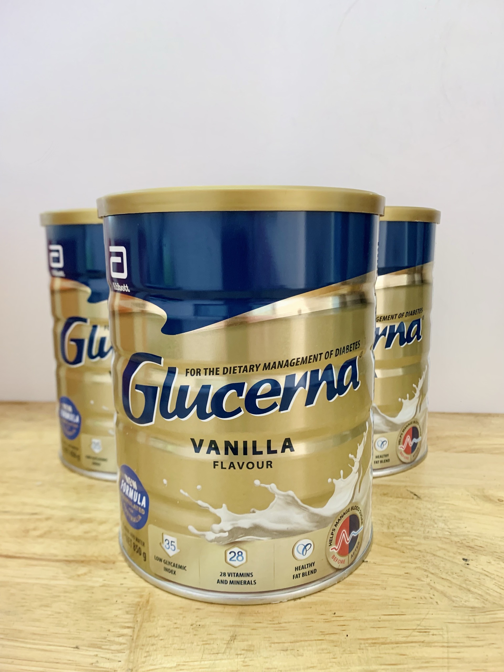 Sữa bột Glucerna Úc [ĐL 850gr] - Hàng có sẵn cho người tiểu đường