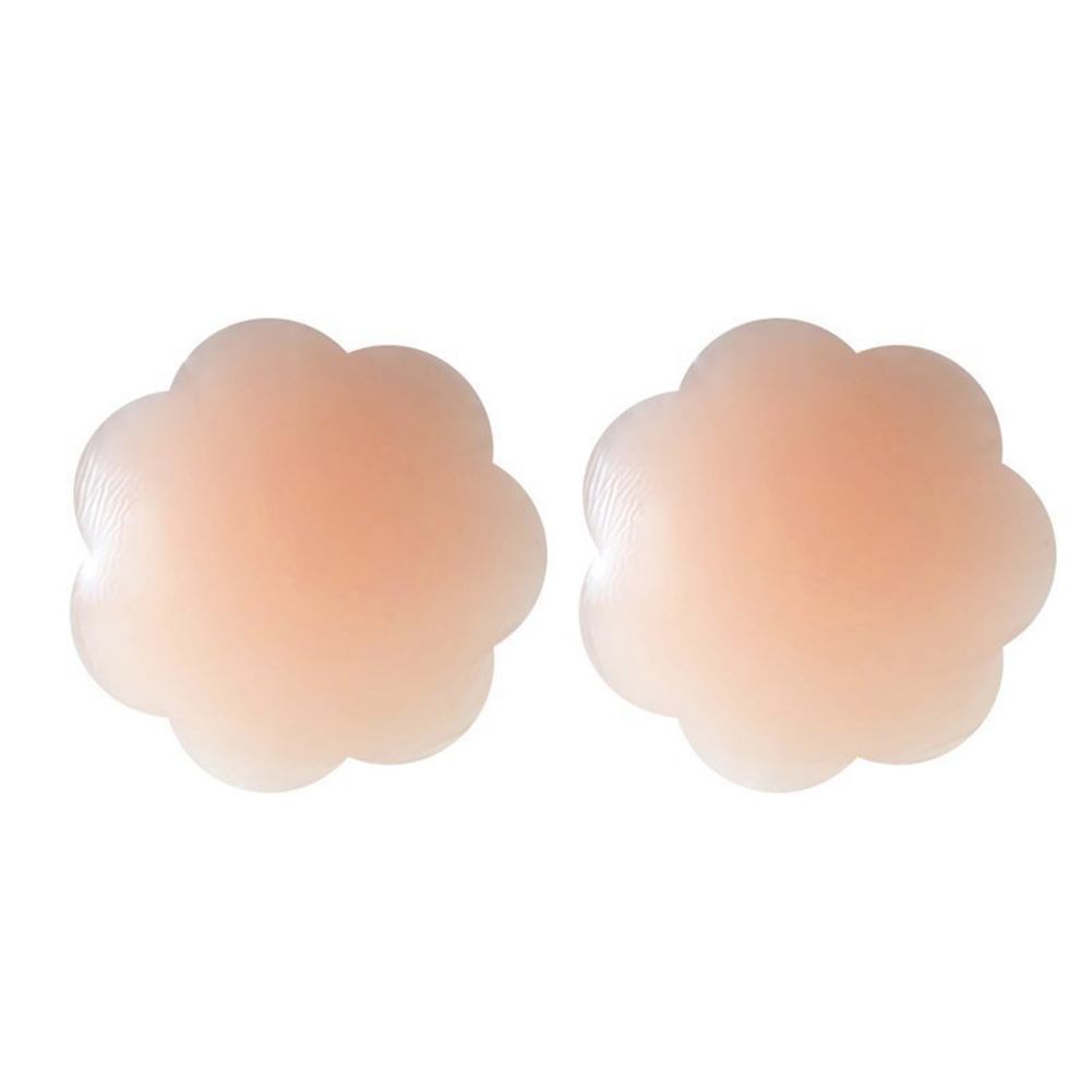 1 Pair Flower Heart Invisible Silicone Breast Nipple Cover Lady Adhesive Pasties