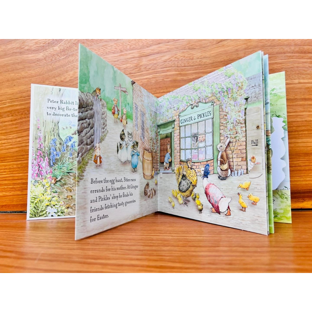 [Tiếng Anh cho bé] THE WORLD OF PETER RABBIT: A POP- UP EASTER EGG HUNT (bản Pop-up 3D)