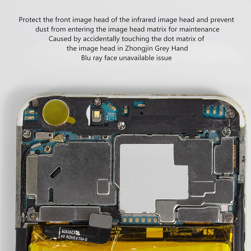 100Pcs Dust Stickers High Temperature Tape For Phone Camera Infrared Dot Matrix Protective Sticker DUJU. 