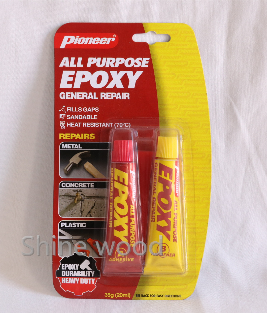 S.W Hardware Pioneer All Purpose Epoxy General repair Metal Plastic