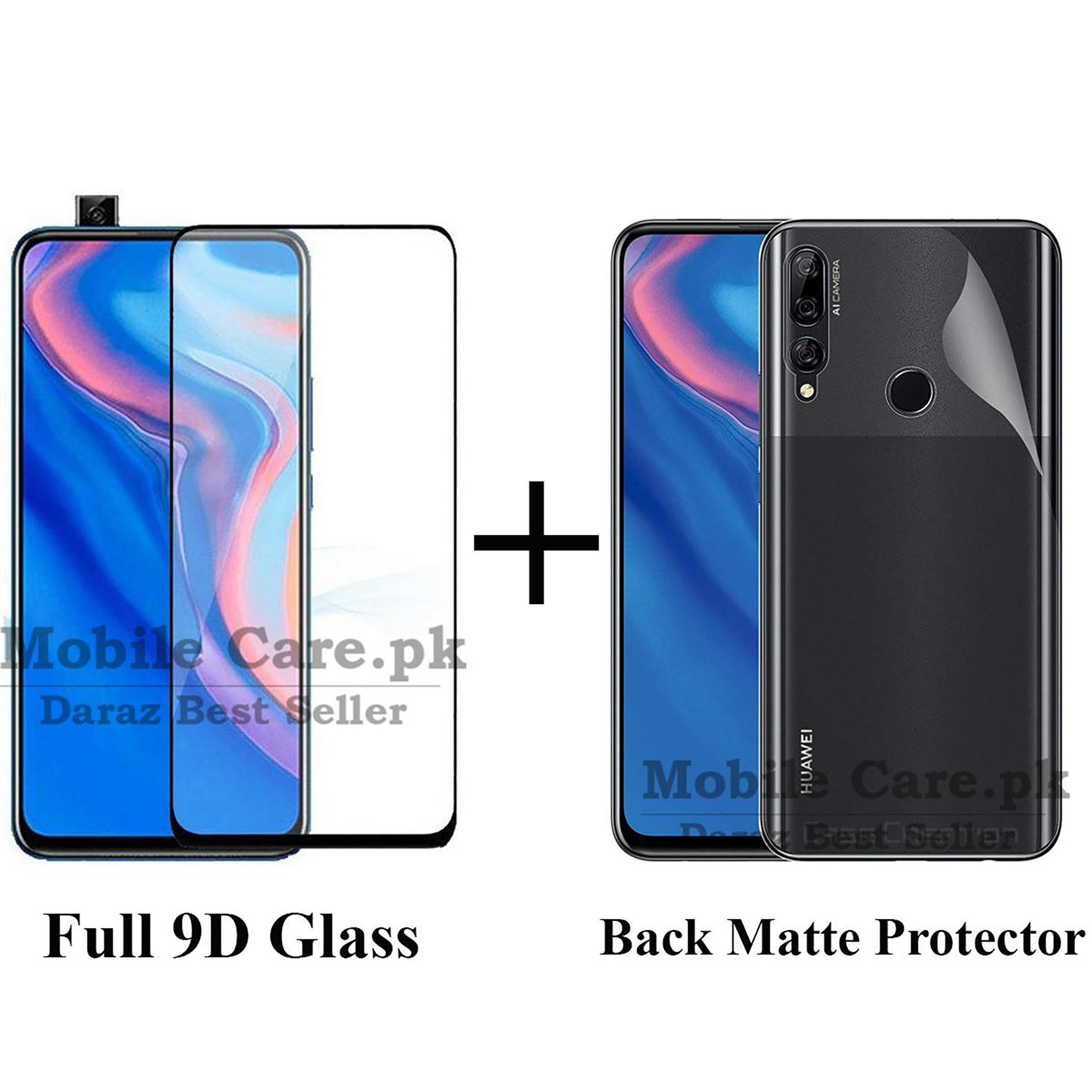 Huawei%20Y9%20Prime%202019%20/%20Honor%209X%209D%20Full%20Glue%20Tempered%20Glass%20+%20Carbon%20Fiber%20Back%20Matte%20Skin%20-%202-in-1%20Combo%20Deal%20-%20Image%202