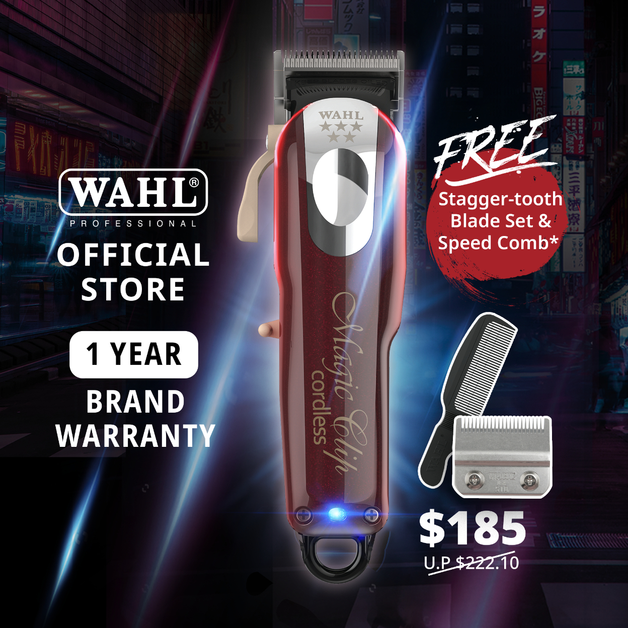 Wahl Cordless Magic Clip Gold  CoolBlades Professional Hair  Beauty  Supplies  Salon Equipment Wholesalers