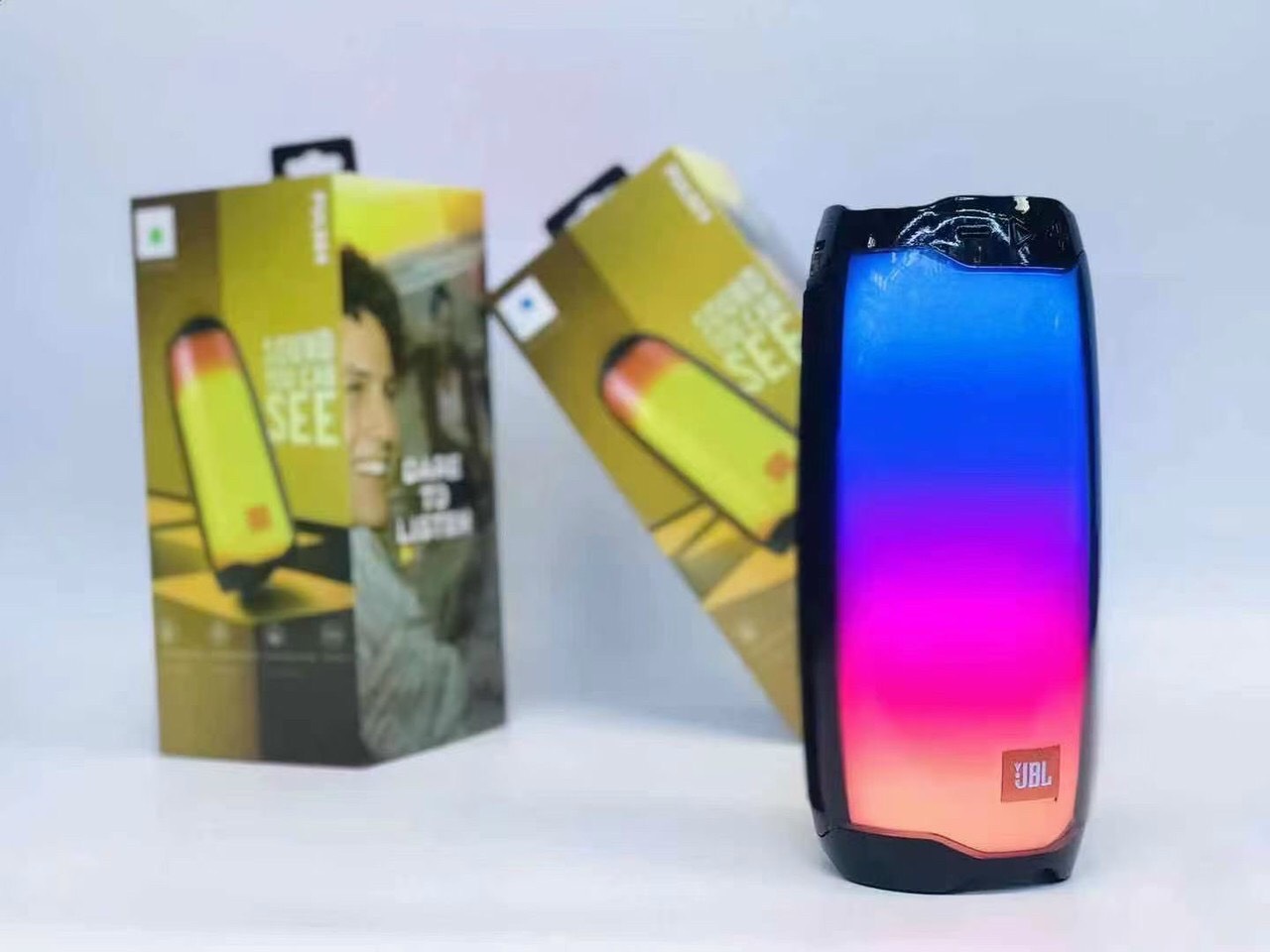 ?? LOA BLUETOOTH JBL PULSE 4 ?? LOA BLUETOOTH MINI JBL CÓ ĐÈN NHÁY PULSE 360