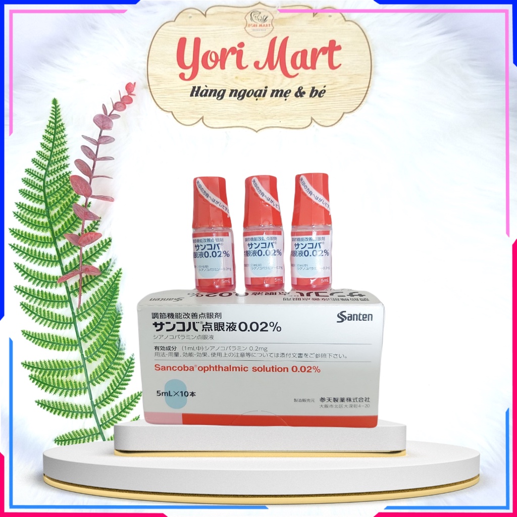 Nhỏ mắt cận thị Sancoba Nhật Bản 5ml