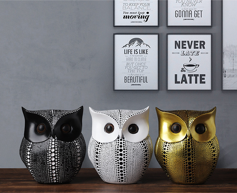 Tượng chim cú mèo Décor