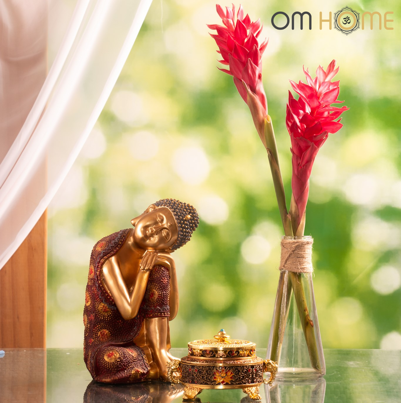 Tượng Phật Vô Ưu Nghiêng Trái Om Home