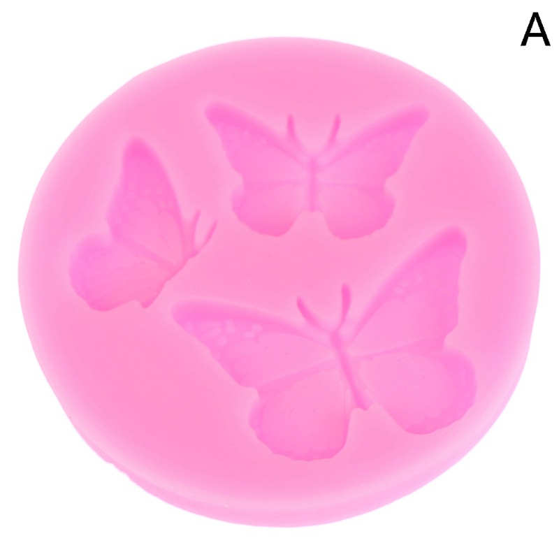 HE🔥 1Pc Butterfly Silicone Molds Mini Butterfly Cake Fondant Mold for DIY Chocolate Candy Cupcake Topper Decoration Desserts Mold